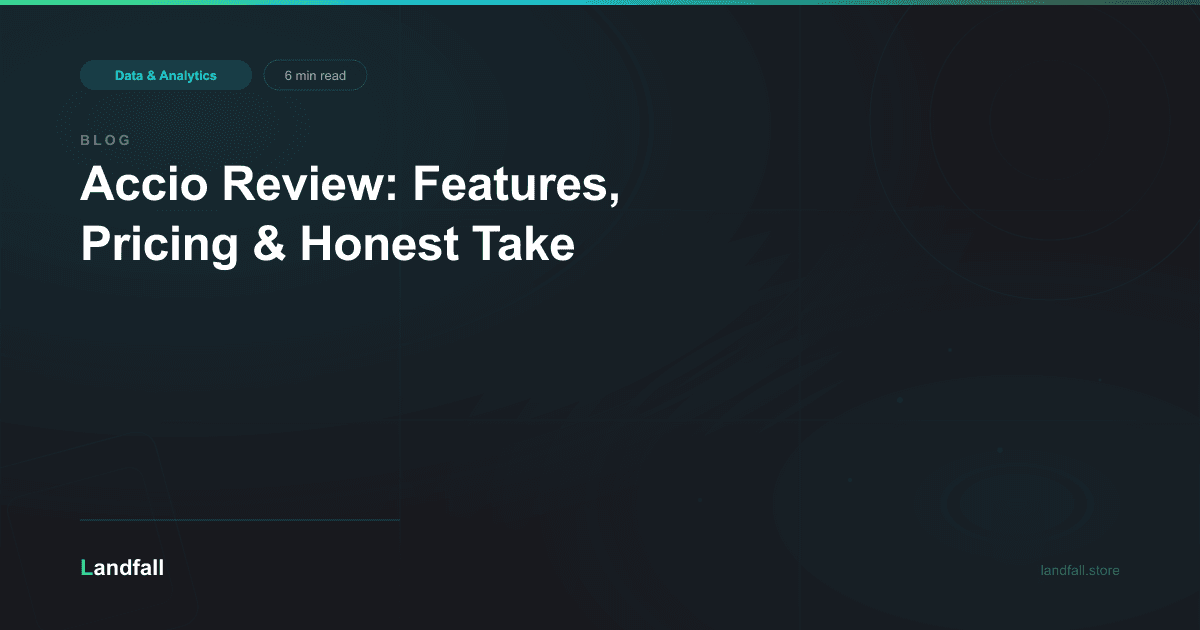 Accio Review: Features, Pricing & Honest Take