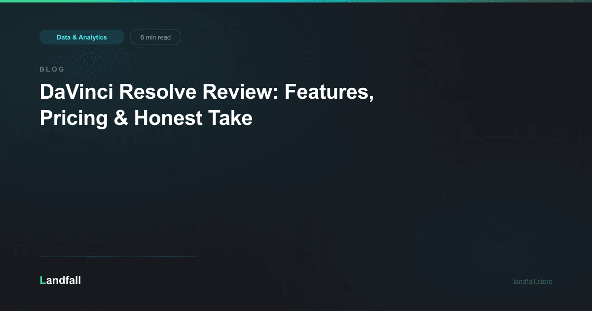 DaVinci Resolve Review: Features, Pricing & Honest Take