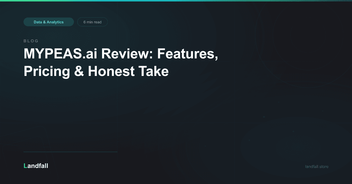 MYPEAS.ai Review: Features, Pricing & Honest Take