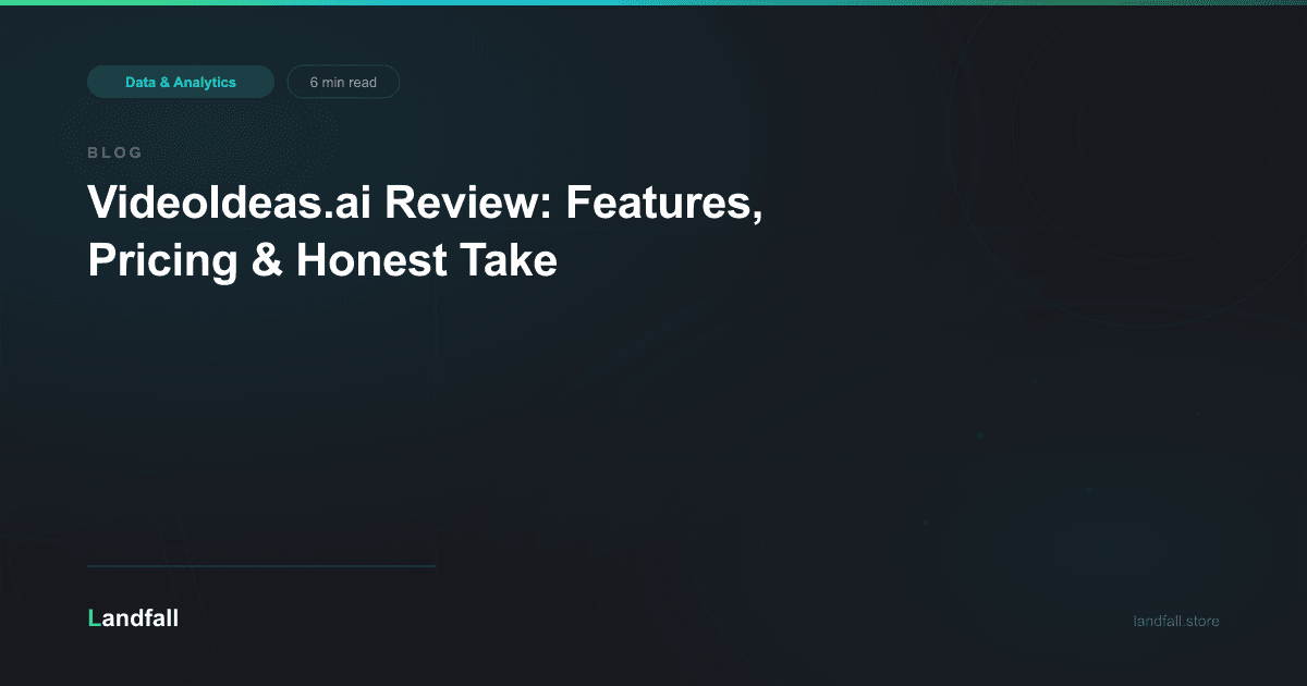 VideoIdeas.ai Review: Features, Pricing & Honest Take
